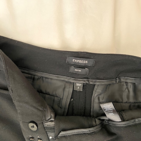 Express Editor Straight Leg Pant, Size 2 - Picture 6 of 8